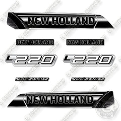 Fits New Holland L220 Decal Kit Skid Steer- Custom Midnight