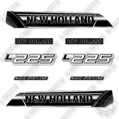 Fits New Holland L225 Decal Kit Skid Steer- Custom Midnight