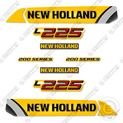 Fits New Holland L225 Decal Kit Skid Steer
