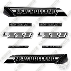Fits New Holland L228 Decal Kit Skid Steer- Custom Midnight