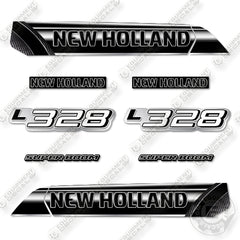 Fits New Holland L328 Decal Kit Skid Steer- Custom Midnight