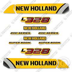 Fits New Holland L328 Decal Kit Skid Steer