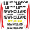 Image of Fits New Holland LB 110.B Decal Kit Backhoe Loader