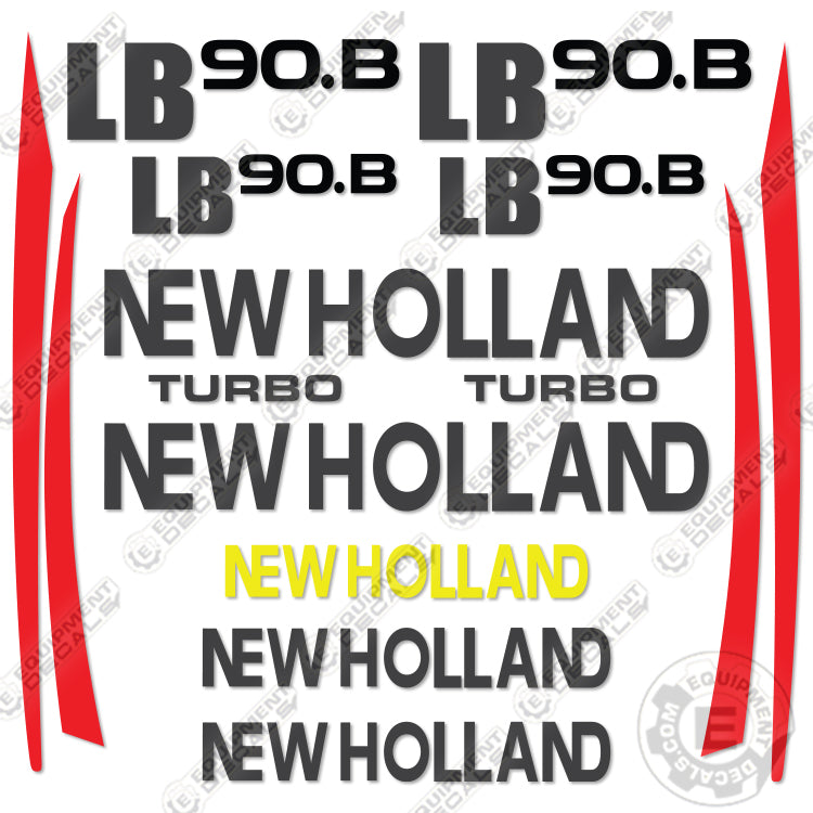 Fits New Holland LB 90.B Decal Kit Backhoe Loader