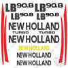 Image of Fits New Holland LB 90.B Decal Kit Backhoe Loader