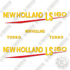 Fits New Holland LS160 Decal Kit Skid Steer Loader