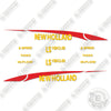 Image of New Holland LS190.B Decal Kit Skid Steer Loader- Aftermarket Kit