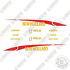 Image of New Holland LT185.B Decal Kit Compact Track Loader- Aftermarket Kit