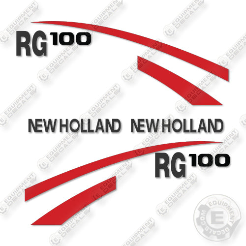 New Holland RG100 Decal Kit Motor Grader-  Aftermarket Kit