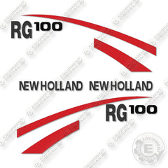 New Holland RG100 Decal Kit Motor Grader-  Aftermarket Kit