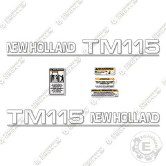 Fits New Holland TM115 Decal Kit Tractor