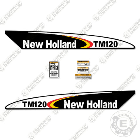 Fits New Holland TM120 Decal Kit Tractor