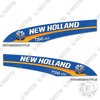 Image of Fits New Holland TS6.120 Decal Kit Tractor - BLUE BACKGROUND