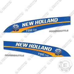 Fits New Holland TS6.140 Decal Kit Tractor - BLUE BACKGROUND