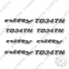 Image of Nifty TD34TN Decal Kit Lift - Aftermarket Kit