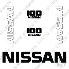 Fits Nissan 100 Decal Kit Forklift