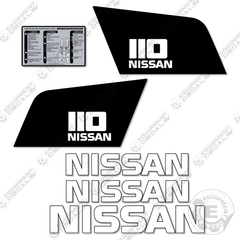 Fits Nissan 110 Decal Kit Forklift - F04 Series