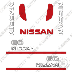 Fits Nissan 60 Decal kit Forklift