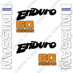 Fits Nissan 60 Enduro Decal kit Forklift