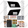 Image of Fits Nissan 80 Decal Kit Forklift - F04D35HV