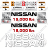 Image of Nissan DF05N70 Decal Kit Forklift - Aftermarket Kit