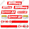 Image of Fits Nordberg CV-90-D Decal Kit Screener