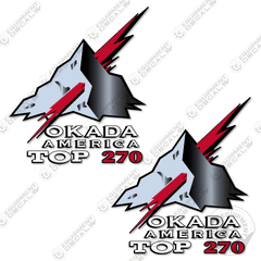 Fits Okada America Top 270 Decal Kit Hammer