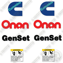 Fits Onan GenSet Decal Kit Generator
