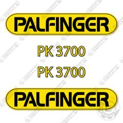 Fits Palfinger PK3700 Decal Kit Crane