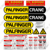 Image of Fits Palfinger PK60002 Decal Kit Crane Truck