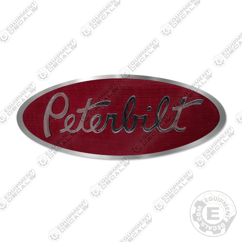 Fits Peterbilt Logo Flat Decal For Semi - 8"
