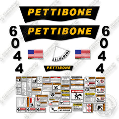 Pettibone 6044 Decal Kit Telehandler - Aftermarket Kit