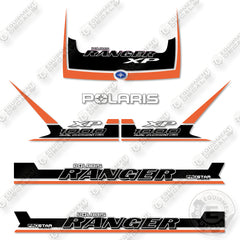 Fits Polaris Ranger 1000XP 2018 Orange Black Decal Kit Utility Vehicle