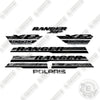 Image of Polaris Ranger 1000 XP Premium 2026 Decal Kit UTV - Custom Black Bark- Aftermarket Kit