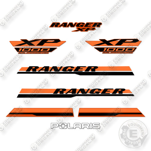 Polaris Ranger 1000 XP 2026 Decal Kit UTV - Premium Orange Rust - Aftermarket Kit