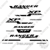 Image of Polaris Ranger 1000 XP Trail Boss Decal Kit UTV -Black- 2025