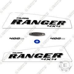 Fits Polaris Ranger 400 H.O. 4X4 Decal Kit UTV - 2009/2010 - WHITE