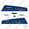 Image of Fits Polaris Ranger 400HD 4X4 Decal Kit UTV - BLUE!