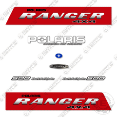 Fits Polaris Ranger 500 EFI Decal Kit Utility Vehicle (RED) 2007