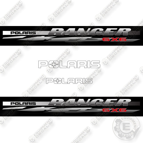 Fits Polaris Ranger 500 6X6 2002 Decal Kit UTV - CUSTOM BLACK!