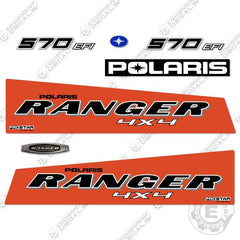 Fits Polaris Ranger 570 EFI 4X4 Decal Kit UTV 2017 - Orange
