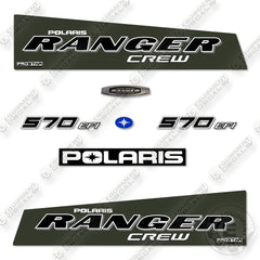 Polaris Ranger 570 Crew 2019 Decal Kit UTV -Green- Aftermarket Kit