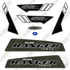 Fits Polaris Ranger 570 EPS 2015 Decal Kit Utility Vehicle- GREEN!