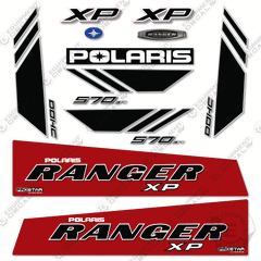 Fits Polaris Ranger 570 XP Decal Kit Utility Vehicle RED - 2016