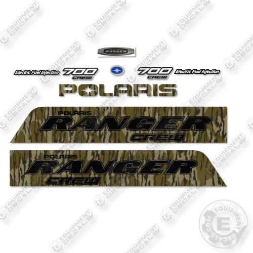 Fits Polaris Ranger 700 CREW 2004-2008 CAMO Bottomland Decal Kit Utility Vehicle