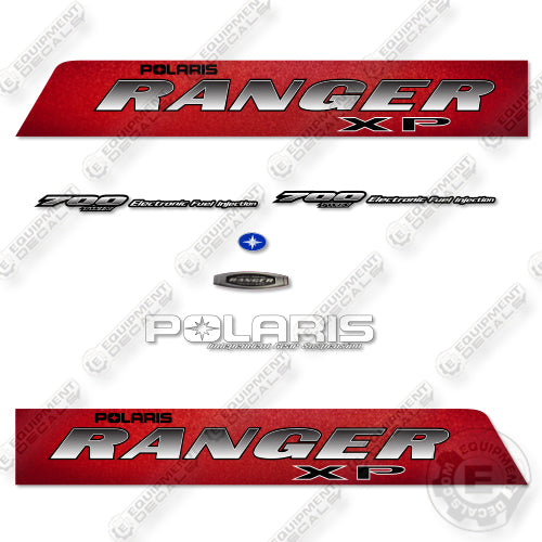 Fits Polaris Ranger 700 XP (2009) Decal Kit UTV- CUSTOM SUNSET RED!