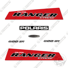Fits Polaris Ranger 800 Crew Decal Kit Utility Vehicle - 2010