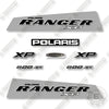Image of Polaris Ranger 800 XP Turbo Silver 2010 Decal Kit Utility Vehicle - Aftermarket Kit