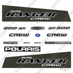 Fits Polaris Ranger 900 EFI Crew Decal Kit UTV - Sage Green