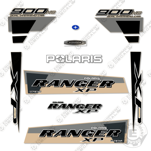 Fits Polaris Ranger 900 XP High Output Decal Kit – Equipment Decals